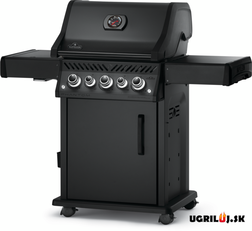 Plynový gril Napoleon - Rogue SE 425 PHANTOM RSIB, Matte Black (+Rotisserie)