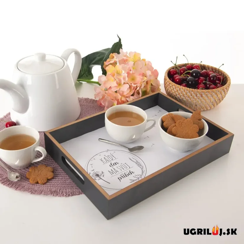 Servírovacia tácka, MDF, 34x24cm
