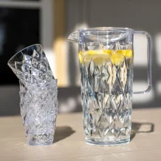Plastový džbán a poháre 1,6 l