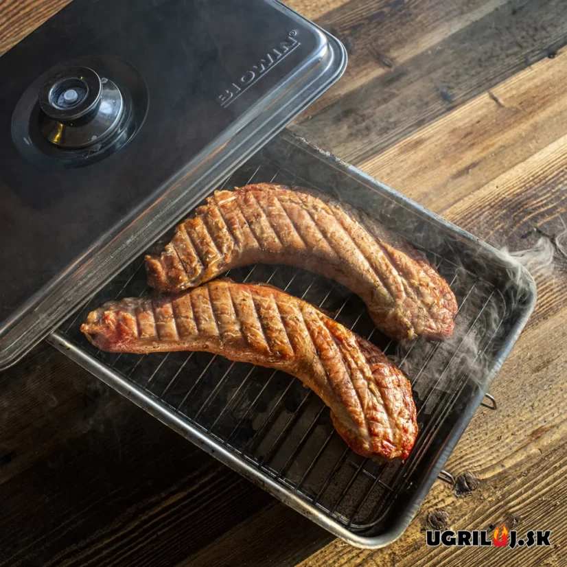 Nerezová prenosná udiareň Browin, Štartovací SET 3v1