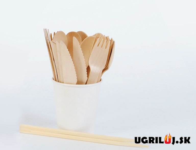 Nôž z dreva, 16 cm, 100 ks