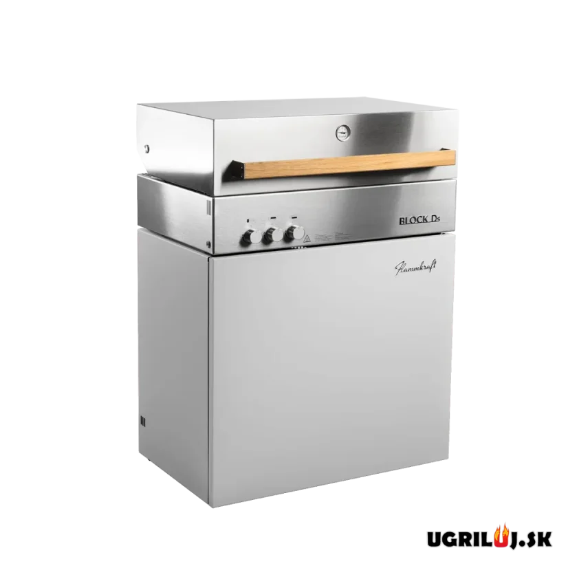 Plynový IR gril Flammkraft - BLOCK Ds (GEN.5), Light grey