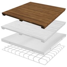 Výplň pre EGGrám a EGGskrinku - Polica agát svetlý - pre gril Big Green Egg