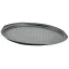 Oceľový plech na pizzu, čierny, dierovaný, 33cm