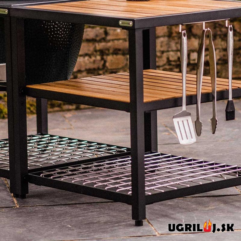 Výplň pre EGGrám a EGGskrinku - Polica agát sivý brúsený - pre gril Big Green Egg