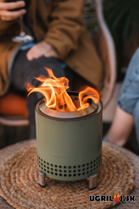 Ohnisko SOLO STOVE - MESA XL - Nerez, Zelená