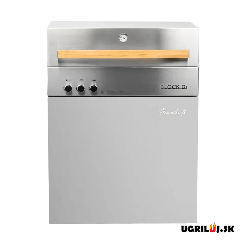 Plynový IR gril Flammkraft - BLOCK Ds (GEN.5), Light grey