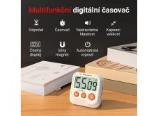 Časovač/Minútky ThermoPro - TM-03, Biela