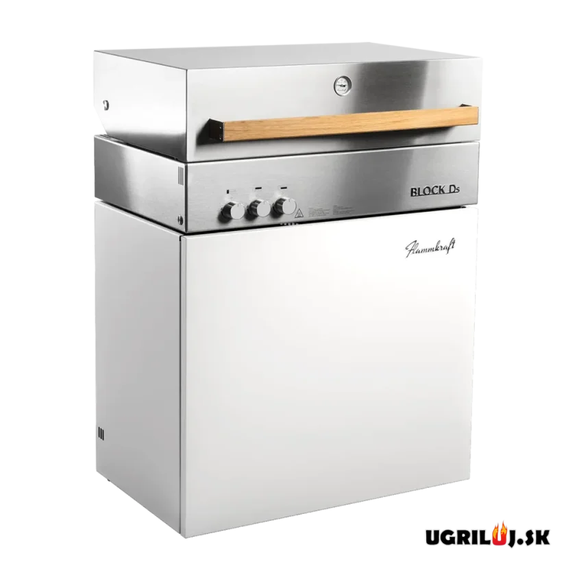Plynový IR gril Flammkraft - BLOCK Ds (GEN.5), Ivory White