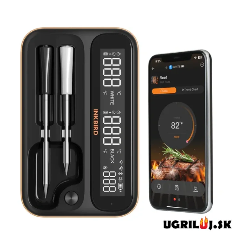 Bezdrôtový teplomer na mäso Inkbird - INT-12-BW