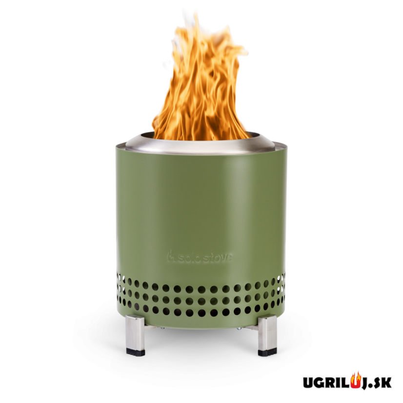 Ohnisko SOLO STOVE - MESA XL - Nerez, Zelená
