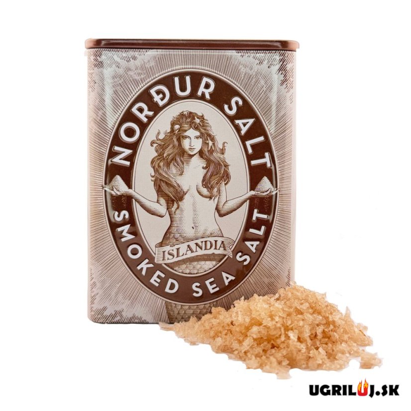 Morská soľ Nordur Salt, údená, (plechovka), 100g