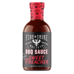 Omáčka Fire&Smoke - Sweet Preacher BBQ Sauce, 567g