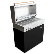 Plynový IR gril Flammkraft - BLOCK D (GEN.5), Ivory Black