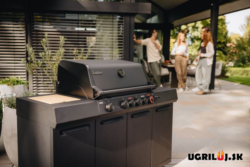 Plynový gril Enders - UNIQ 4, IK Kitchen Cruster Shadow