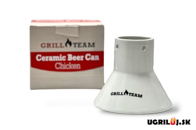 Keramický stojan na kuře Grill Team - Ceramic beer can