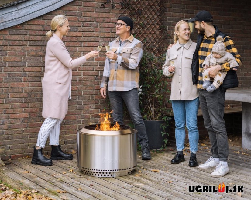 Ohnisko SOLO STOVE - YUKON 2.0 - Nerez, Čierna