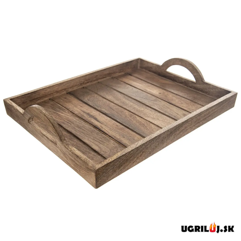 Servírovacia tácka z mangového dreva 40.5x30.5cm