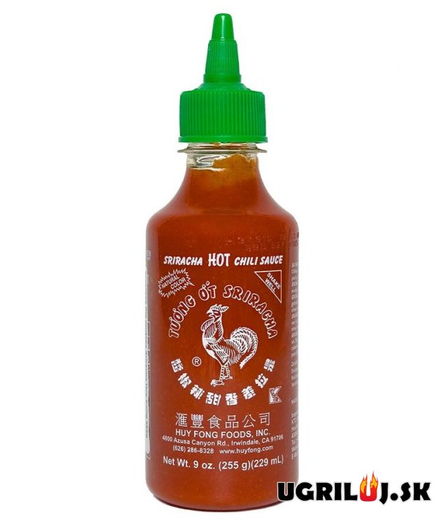 BBQ omáčka na grilovanie - Huy Fong Foods - Sriracha Hot Chilli Original, 255g