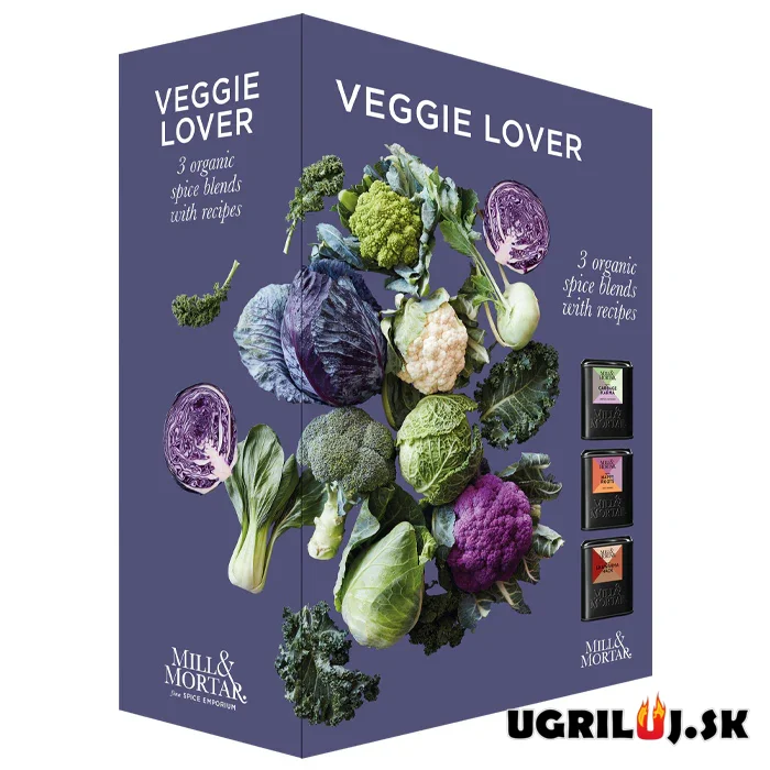 Grilovacie bio korenie Mill & Mortar, Veggie Lover - DARČEKOVÝ BOX