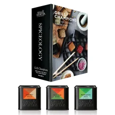 Grilovacie bio korenie Mill & Mortar, Grill Champions - DARČEKOVÝ BOX