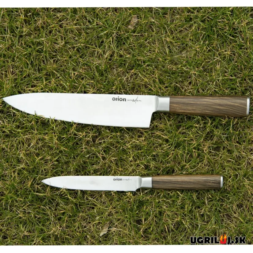 Sada kuchynských nožov, WOODEN, nerez, 5ks