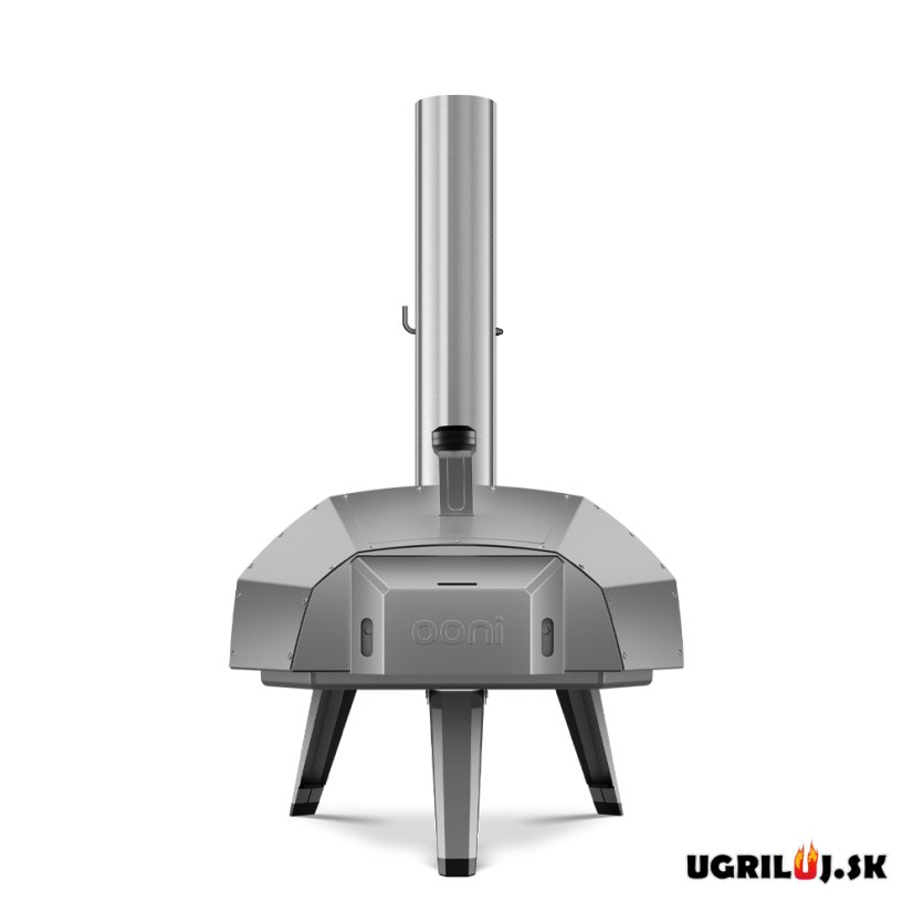 Pizza pec Ooni Karu 12 - Multi-palivová na (drevo/uhlie/pelety/plyn), strieborná