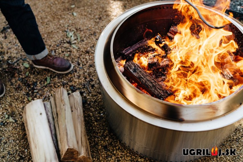 Ohnisko SOLO STOVE - YUKON 2.0 - Nerez, Čierna