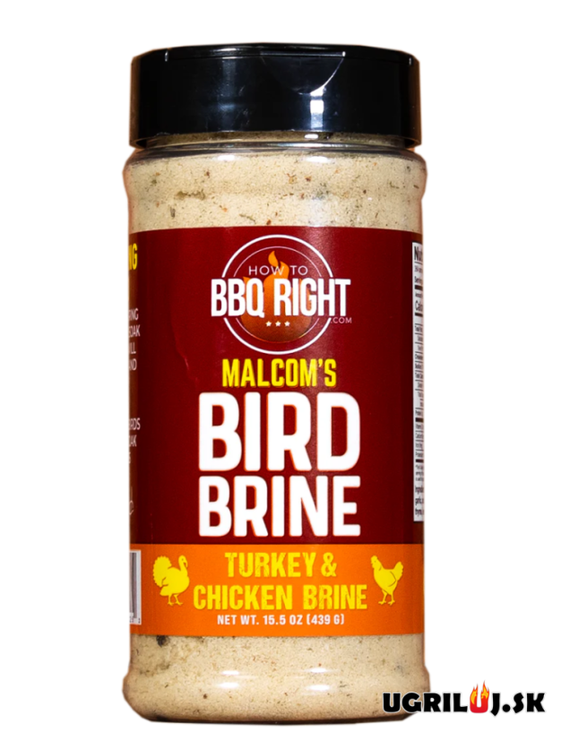 Grilovacie korenie How to BBQ Right Malcom's Bird Brine, 439g