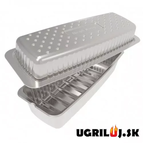 Hliníková vložka Broil King do pekáče na žebra (2ks)