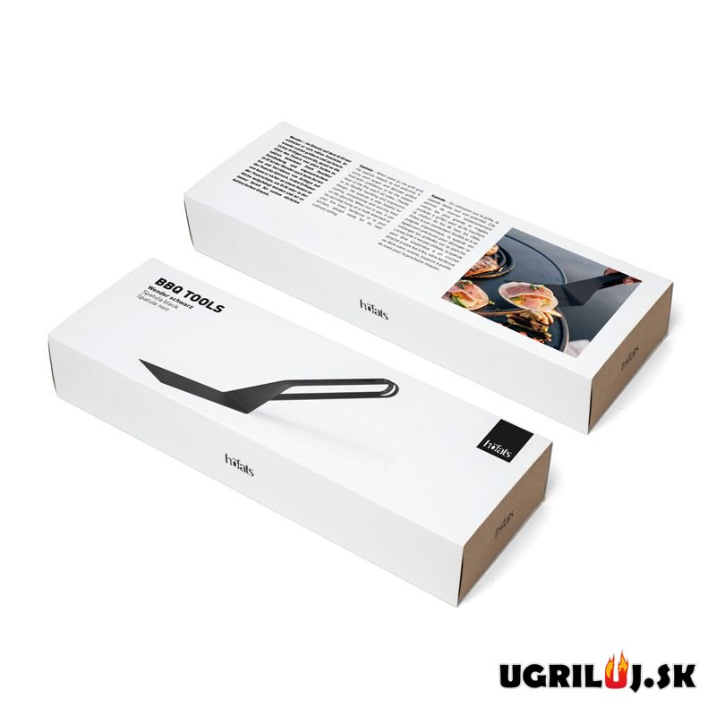 Obracačka Höfats - BBQ Spatula, čierna