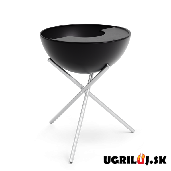 Grilovacia liatinová platňa pre ohnisko Bowl 70, (polkruh)