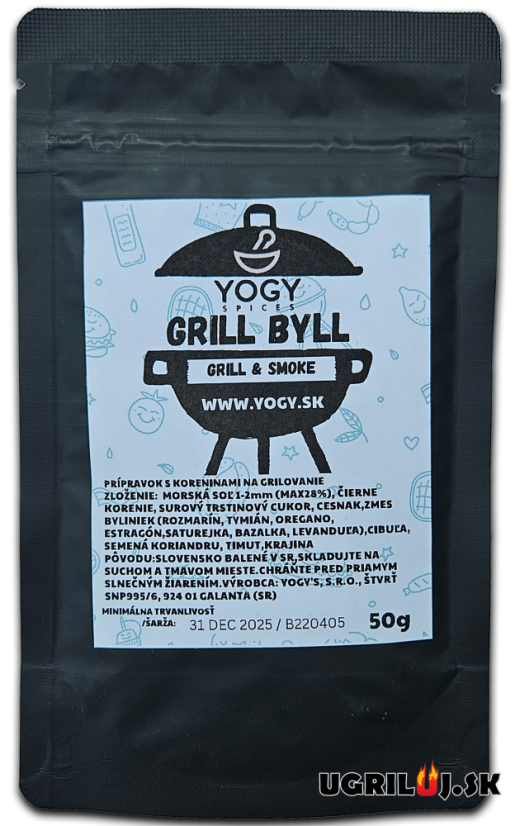 Grilovacie korenie Yogy Spices, GrillByll, 50g