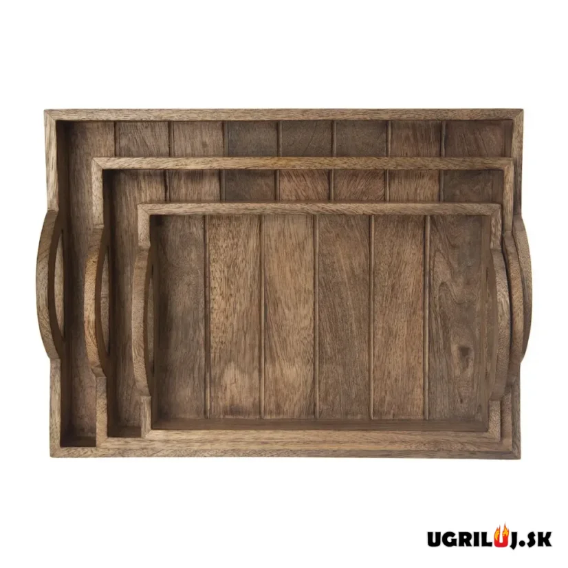 Servírovacia tácka z mangového dreva 30.5x20.5cm