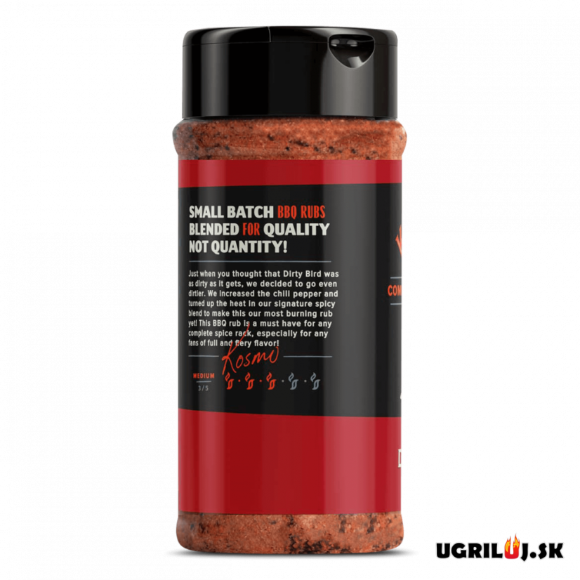 Grilovacie korenie Kosmo´s Q - Hot Dirty Bird Rub, 311g