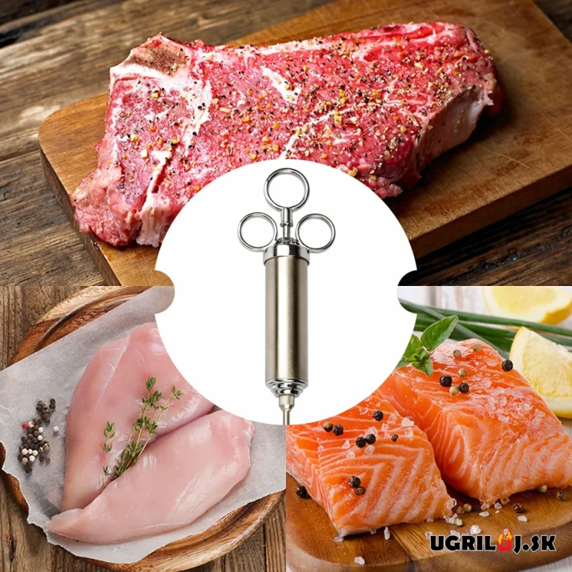 Marinovacia injekcia - 2x nerezová ihla Browin