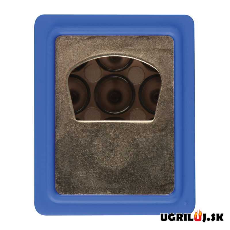 Otvárač na fľaše, pivová debnička, modrá