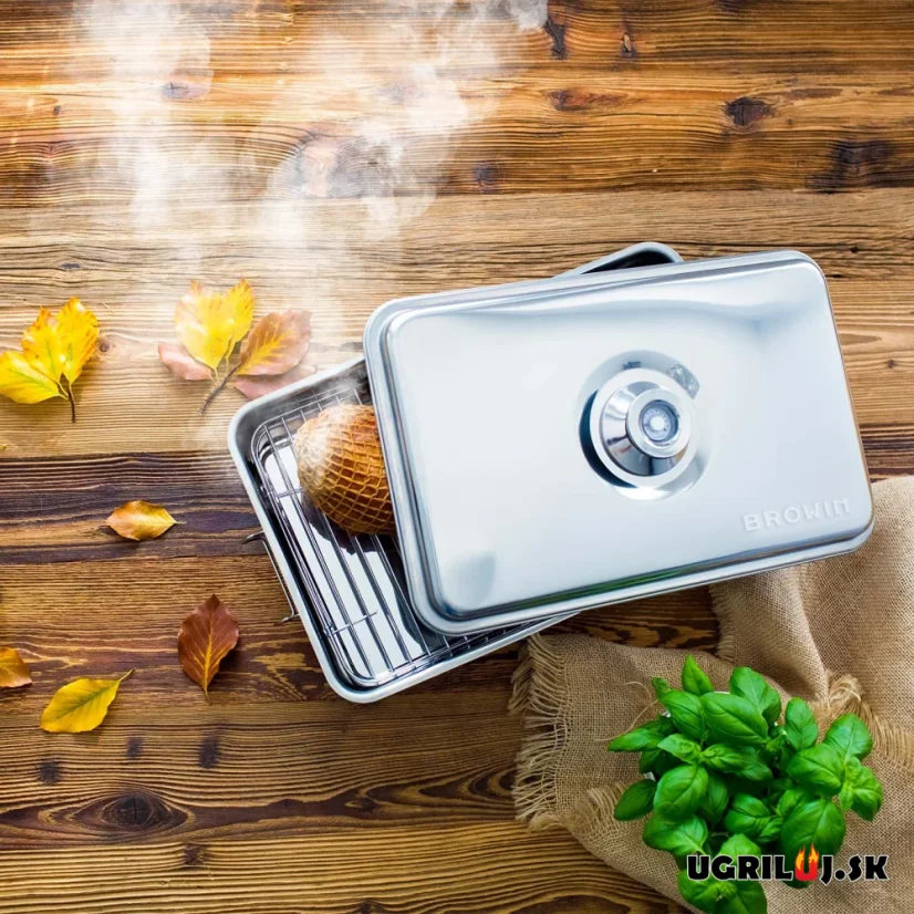 Nerezová prenosná udiareň Browin