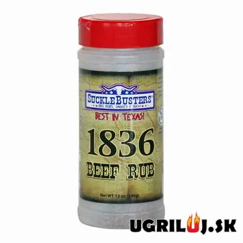 Grilovacie korenie Sucklebusters, 1836 BEEF Rub, 340g