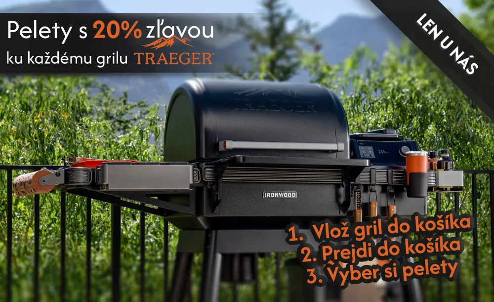 Peletové grily Traeger - Doprava zadarmo