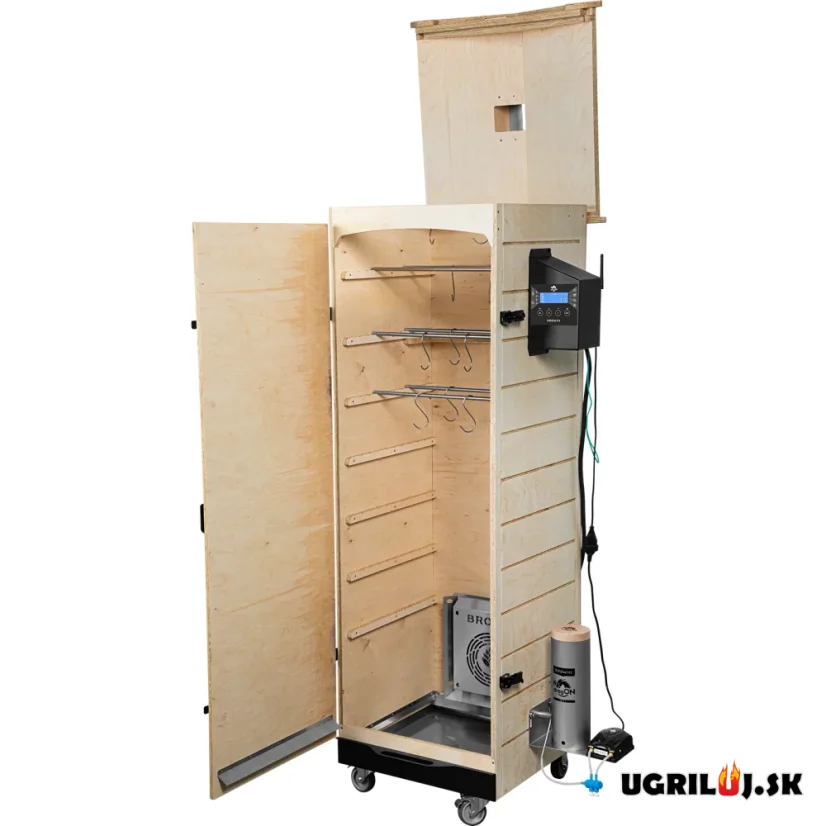 Drevená udiareň Browin dragON Plywood Nature, Digital Wi-Fi, 320L