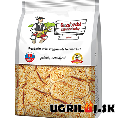 Slovenské gazdovské mini hrianky, solené, 140g
