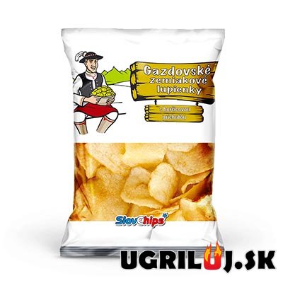 Slovenské gazdovské zemiakové lupienky, horčicové, 70g