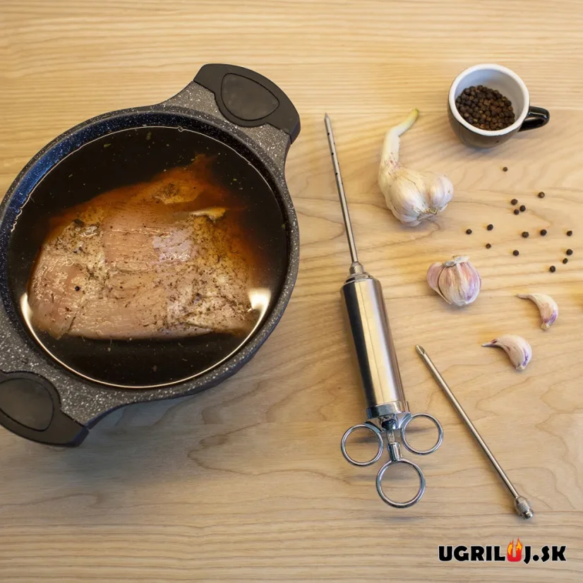 Marinovacia injekcia - 2x nerezová ihla Browin