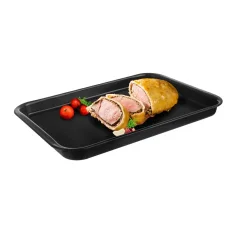 Smaltovaný plech, čierny, 35,5x24x2,5 cm