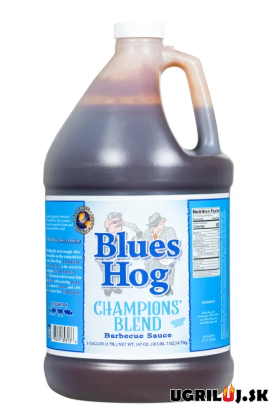 BBQ omáčka na grilovanie - Blues Hog - Champions Blend, 3.79L/4.75kg