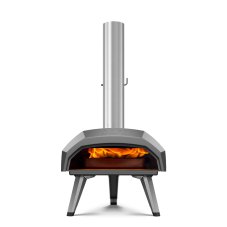 Pizza pec Ooni Karu 12 - Multi-palivová na (drevo/uhlie/pelety/plyn), strieborná