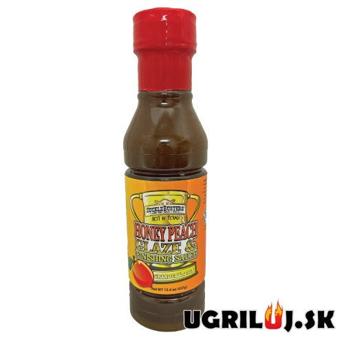 Glazúra na grilovanie - Sucklebusters  - Honey Peach Glaze, 437g