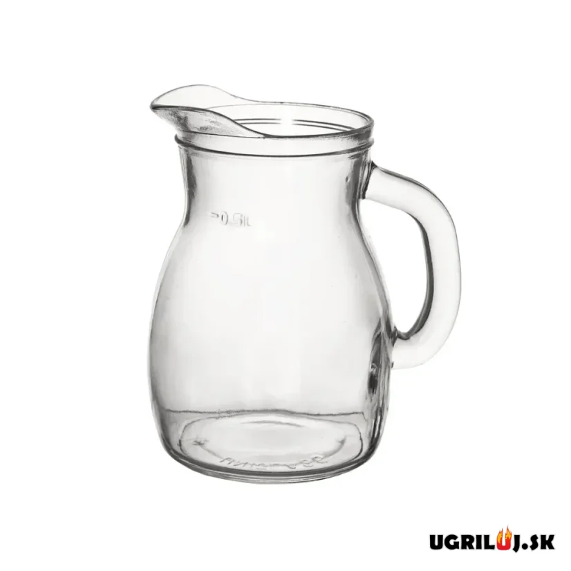 Sklenený džbán 0.5L