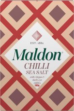 Maldonská soľ, biela, (vločky), chilli, 100g